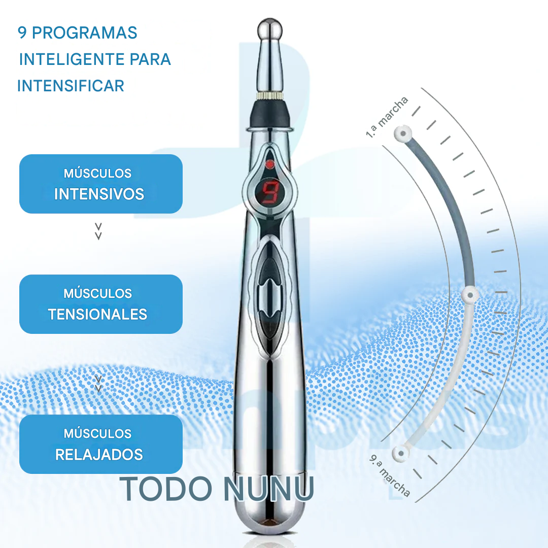 Lapiz de acupuntura sensorial + 2 boquillas terapeuticas