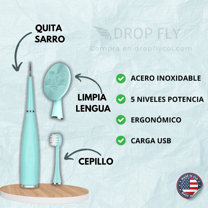 🦷✨Dentify® | Removedor de Sarro Magnético (gratis 3 boquillas) 🔥