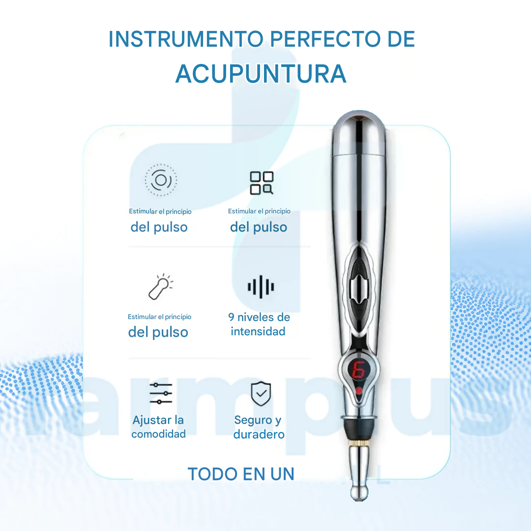 Lapiz de acupuntura sensorial + 2 boquillas terapeuticas