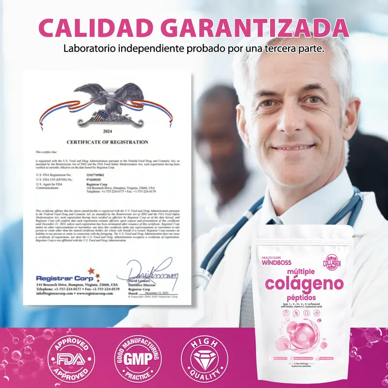 Polvo De Péptidos De Colageno Multiple Windboss
