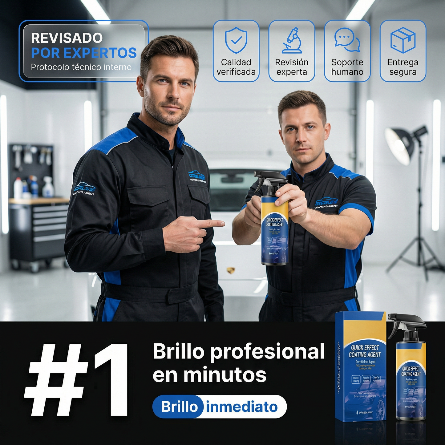 Spray🧴 de recubrimiento de coche🚗 para BRILLO✨ y RAYONES🛡️