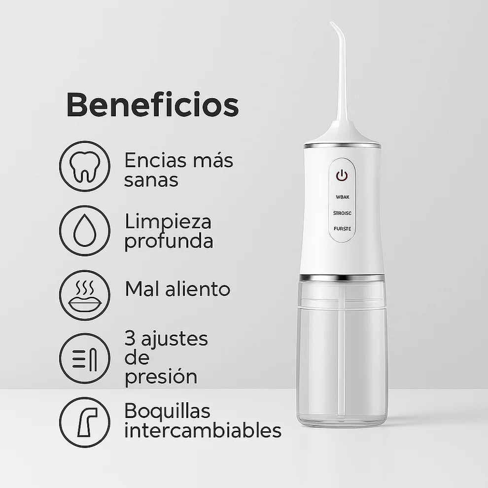 AquaDent™ Irrigador Bucal de Alta Presión