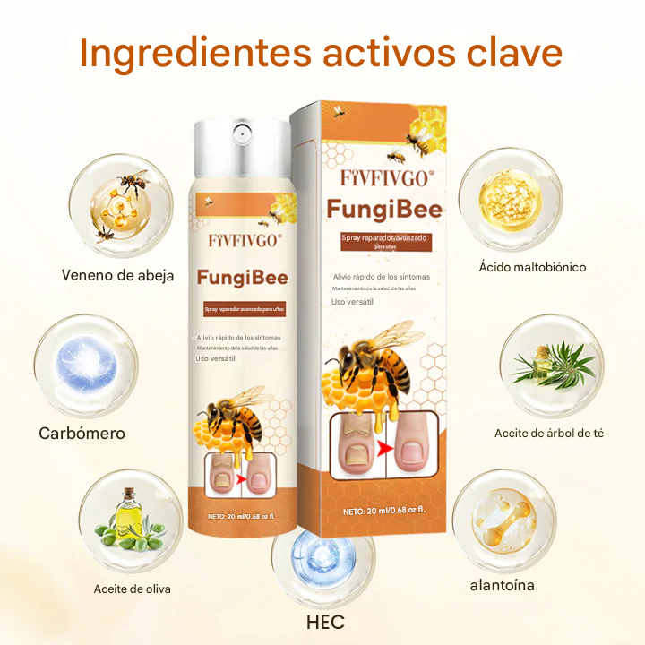 FungiBee Fivfivgo®🐝 Spray reparador de uñas🫸✨ avanzado