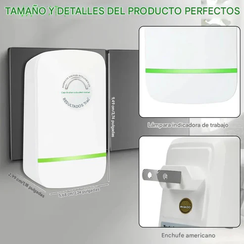 🔥 Caja de ahorro eléctrico con enchufe tradicccional