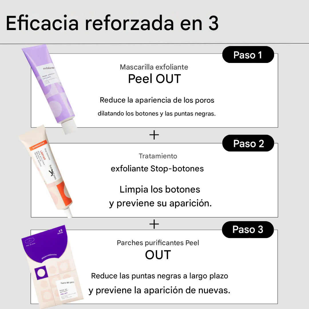 Parches nasales purificantes x20