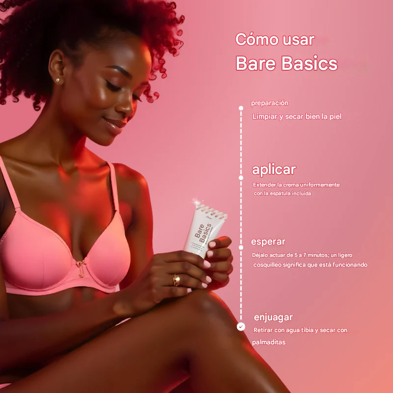 Crema depilatoria sin afeitado Bare Basics - Oferta