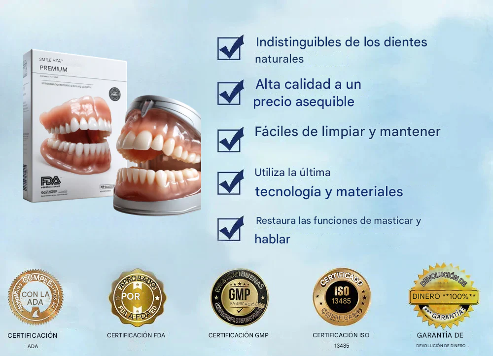 HZA™ --🦷Juego avanzado de prótesis dentales completas personalizadas🦷