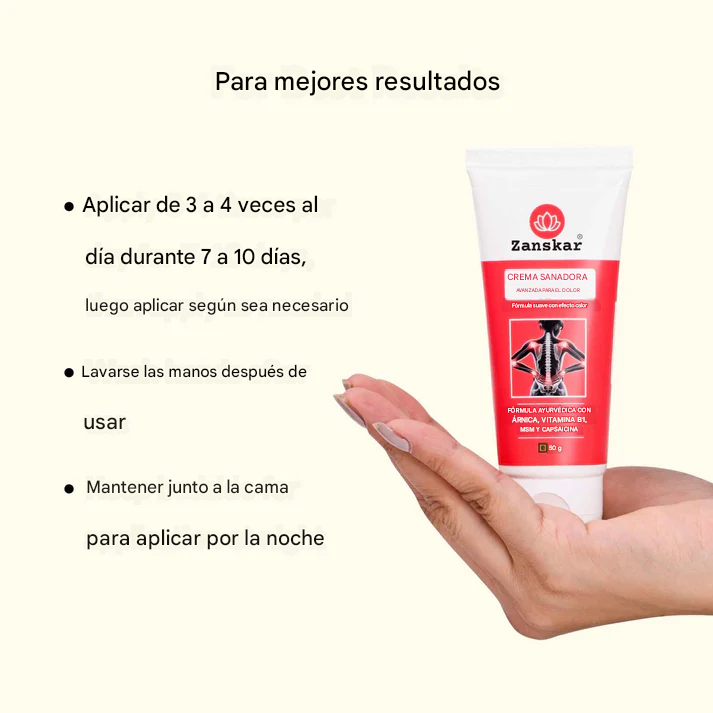 🌿 Crema de Curación Avanzada Para El Dolor (50g)