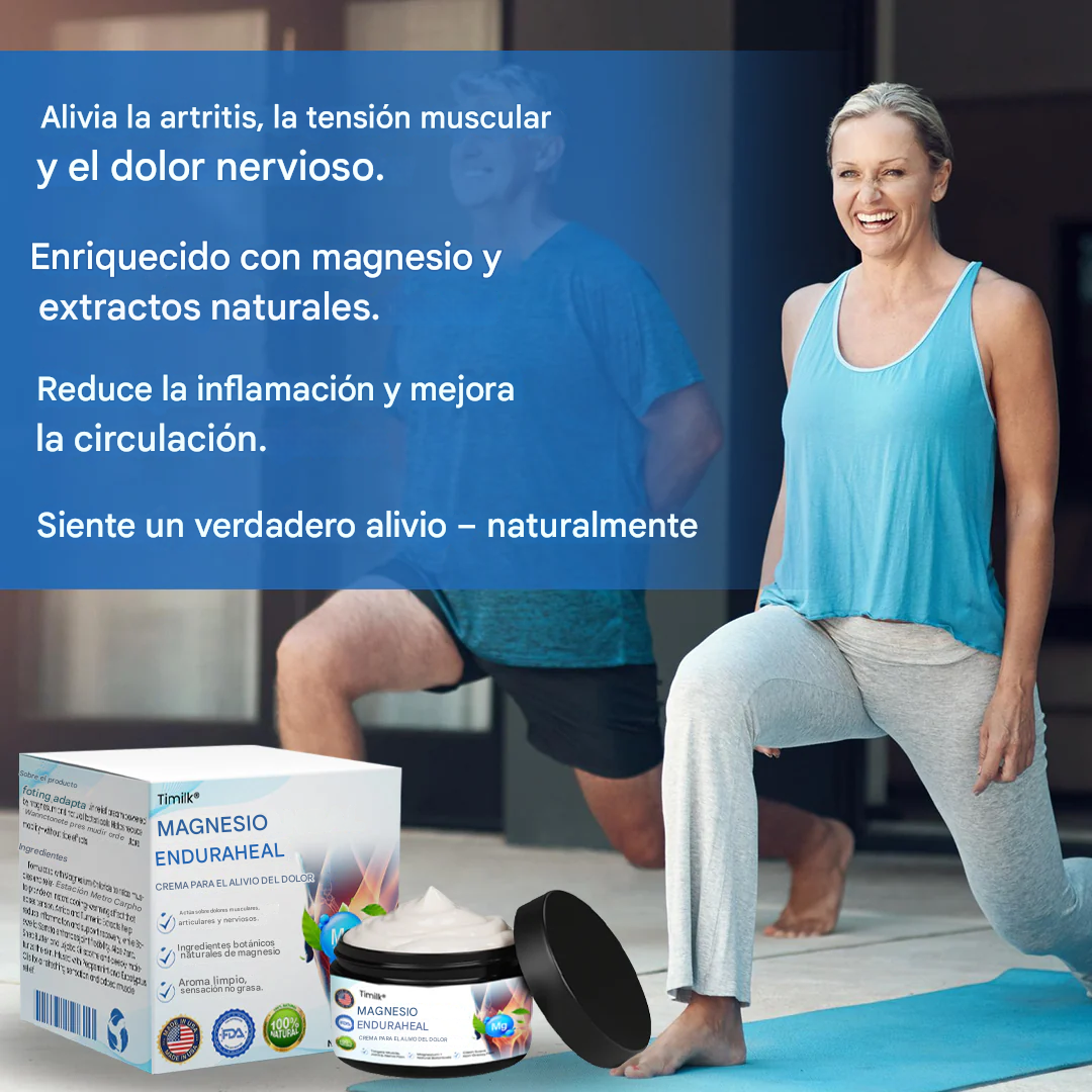 ✨ Timilk® – 🌿 Crema de magnesio para aliviar el dolor 💪