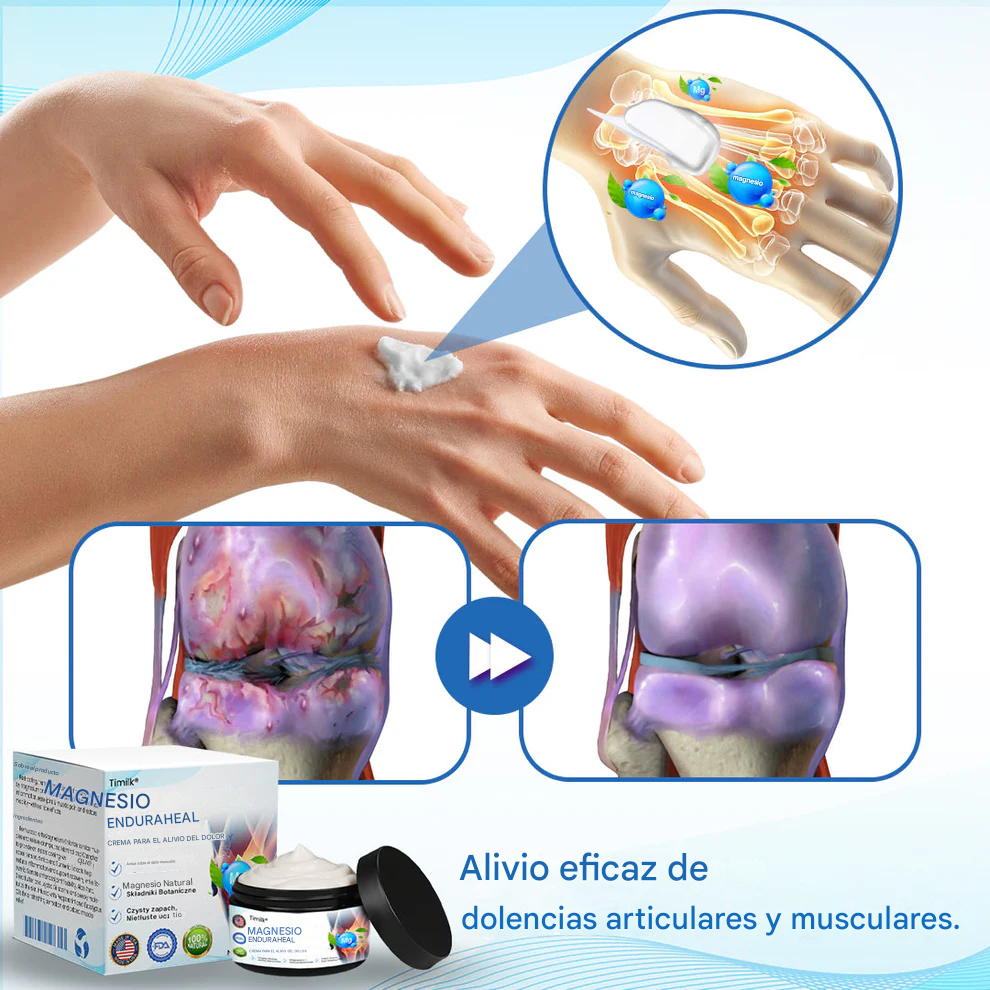✨ Timilk® – 🌿 Crema de magnesio para aliviar el dolor 💪