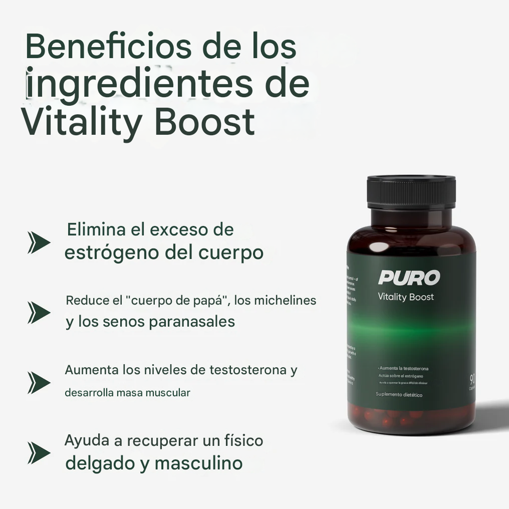 Pierda la grasa rebelde y siéntase más seguro con la fórmula de equilibrio hormonal de Vitality Boost