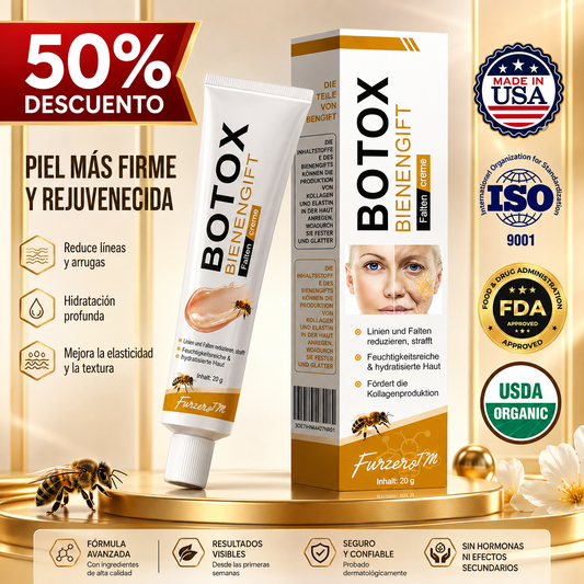 Furzero™ con Botox🧴 y veneno de abeja🍯 crema eliminadora de arrugas