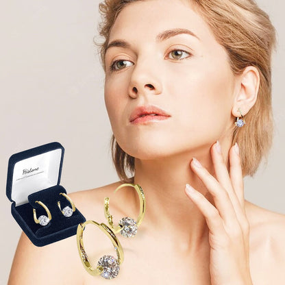 Pendientes de germanio💎 con terapia magnética🧲 para la linfa histona