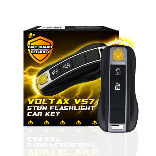 VOLTAX V57 Linterna Aturdidora de Alta Tecnología para Llave de Auto ⚡ Defensa Inteligente - Manténgase Seguro