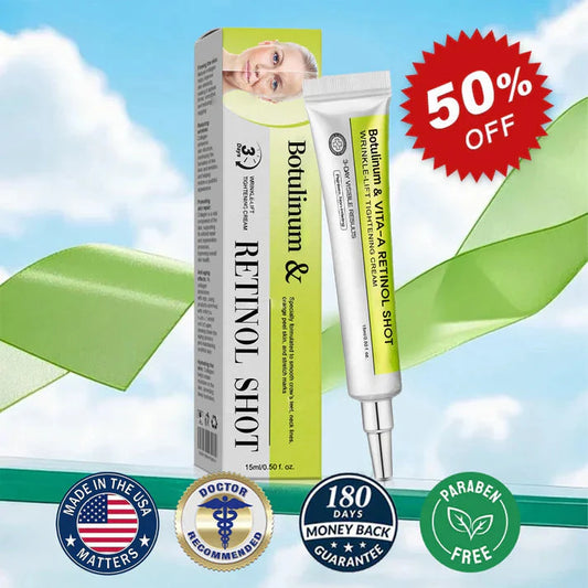 Crema reafirmante y lifting antiarrugas con Botulinum & Vita-A Retinol Shot✨