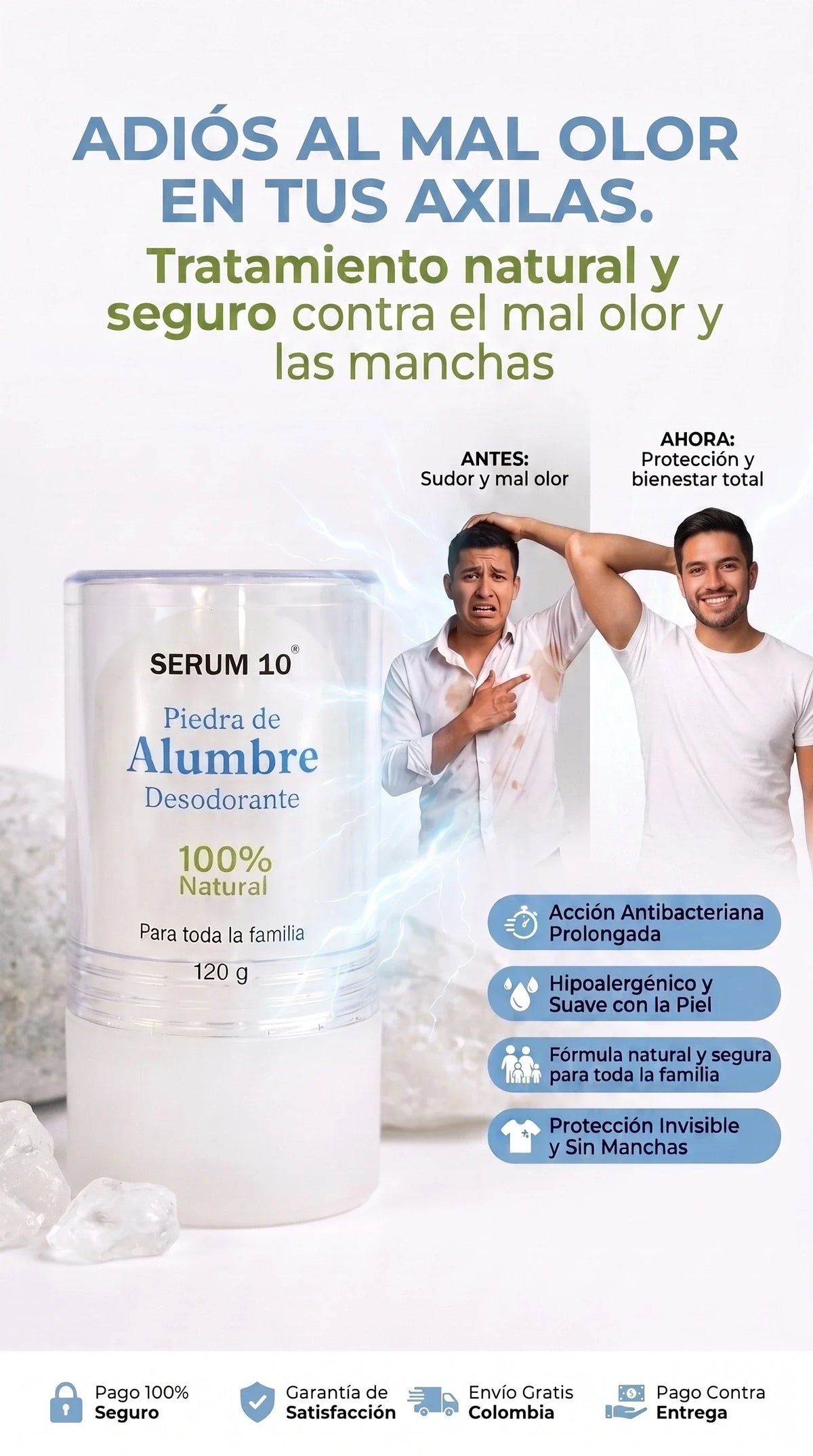 Desodorante Piedra Alumbre