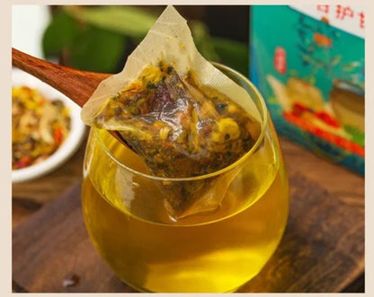 Té para el cuidado del hígado con 18 sabores