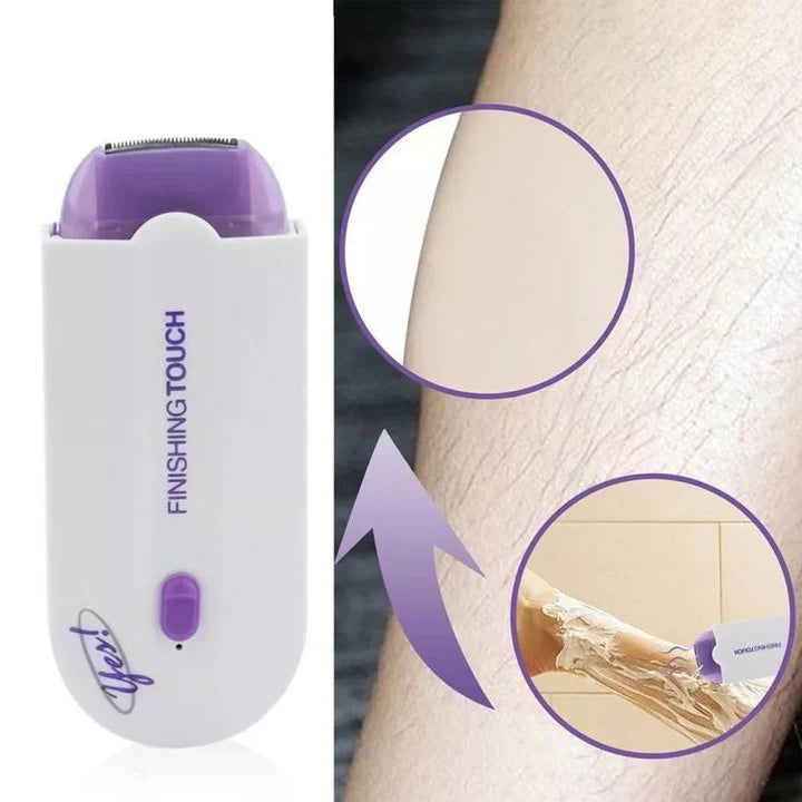 Depiladora duradera, portátil e indolora Laser - incluye cargador brocha limpiadora y lubricante