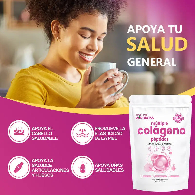 Polvo De Péptidos De Colageno Multiple Windboss