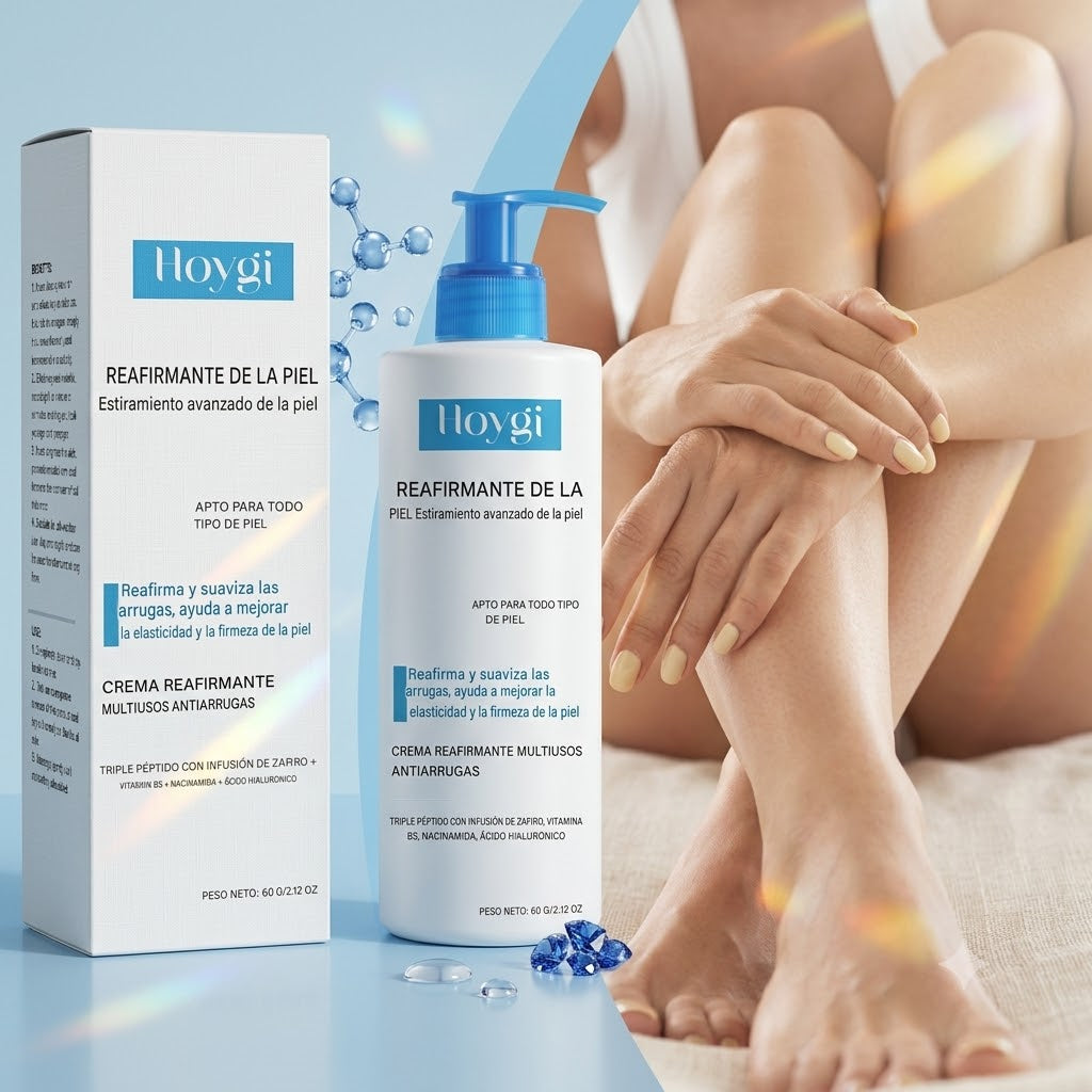 Crema reafirmante HOYGI🌿🧴: Ilumina, refina y reafirma la piel✨ (500ml😮💆🏼‍♀️)