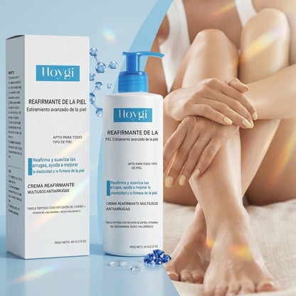 Crema reafirmante HOYGI🌿🧴: Ilumina, refina y reafirma la piel✨ (500ml😮💆🏼‍♀️)