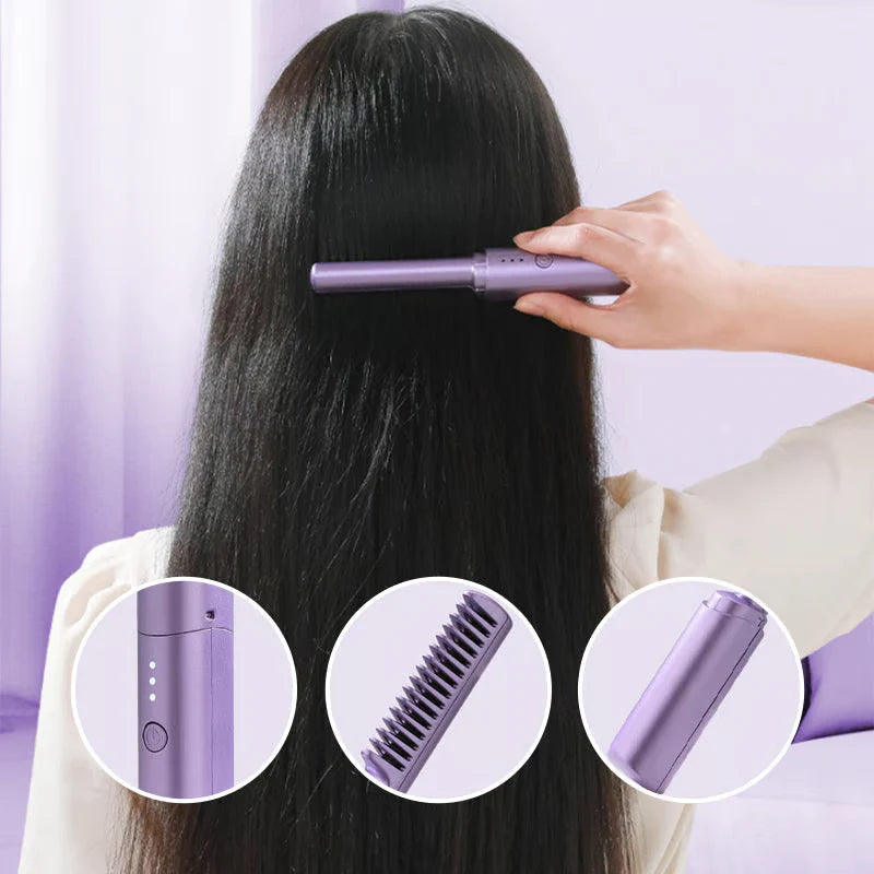 Peine alisador de cabello inalámbrico 5 en 1 InfiniteGlam