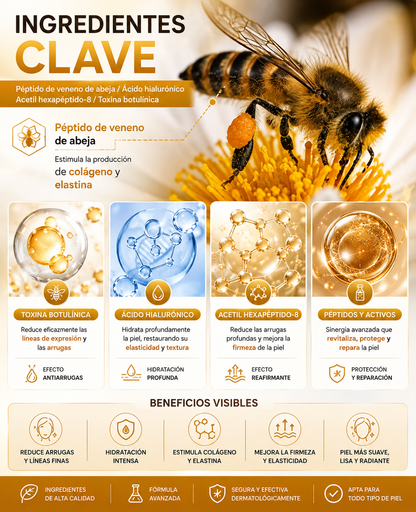 Furzero™ con Botox🧴 y veneno de abeja🍯 crema eliminadora de arrugas