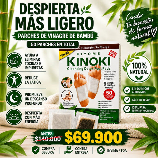 ( Pack X90 ) Parches Desintoxicantes Kinoki - Libera Toxinas No Deseadas Y Aumenta Tu Nivel De Energía.