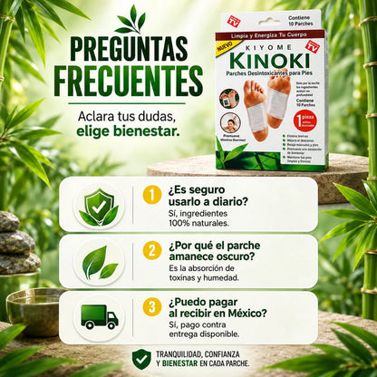 ( Pack X30 ) Parches Desintoxicantes Kinoki - Libera Toxinas No Deseadas Y Aumenta Tu Nivel De Energía.