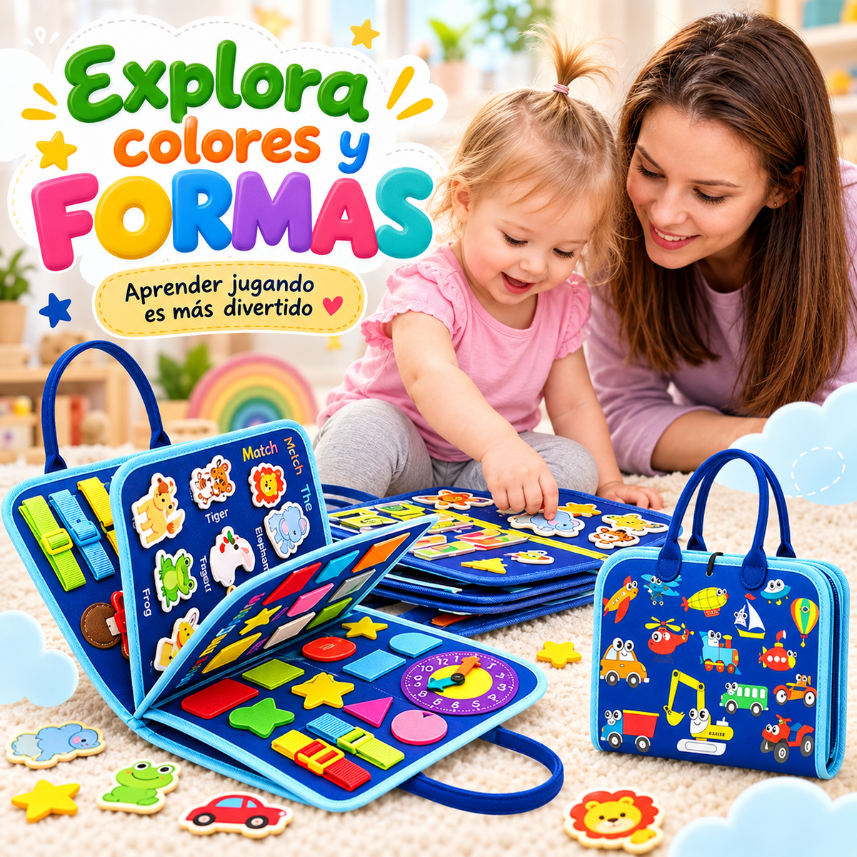 PequeExplora™ – Maletín Sensorial de Aprendizaje