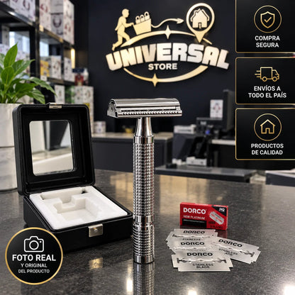 Maquina De Afeitar Premium Clásica + Repuestos DORCO GRATIS