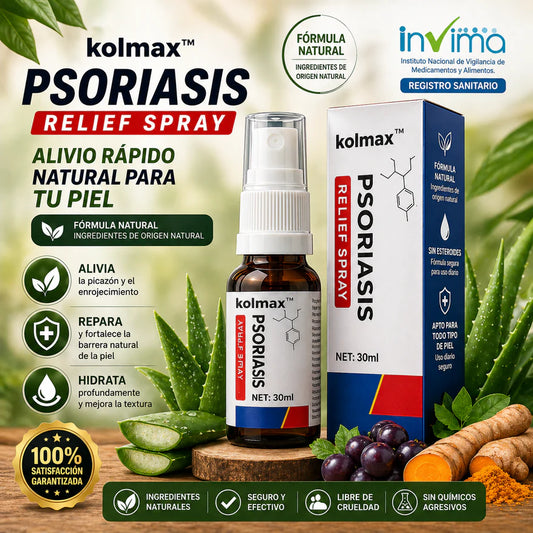 Spray de Alivio para la Psoriasis Kolmax™