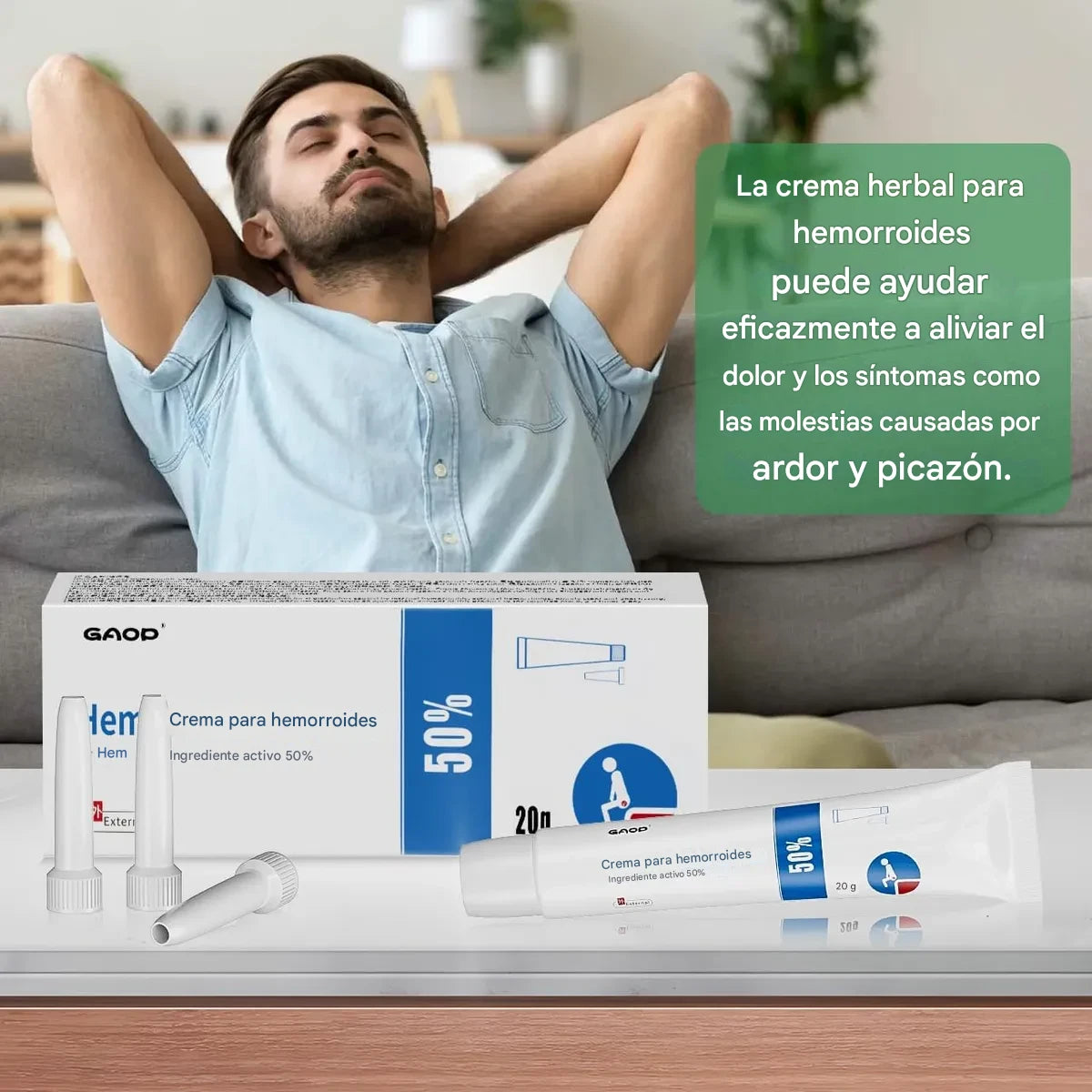 Gel natural contra la hemorroides