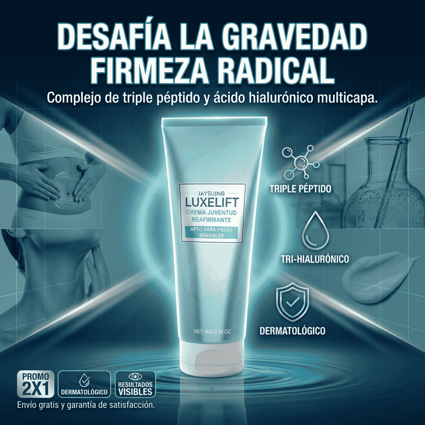 🔥PROMO 3X1 🔥LuxeLift - Reafirmante y rejuvenecedor de piel biancat