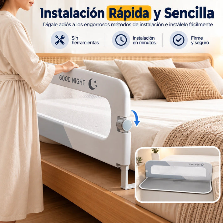 Baranda De Seguridad Para Cama De Bebé