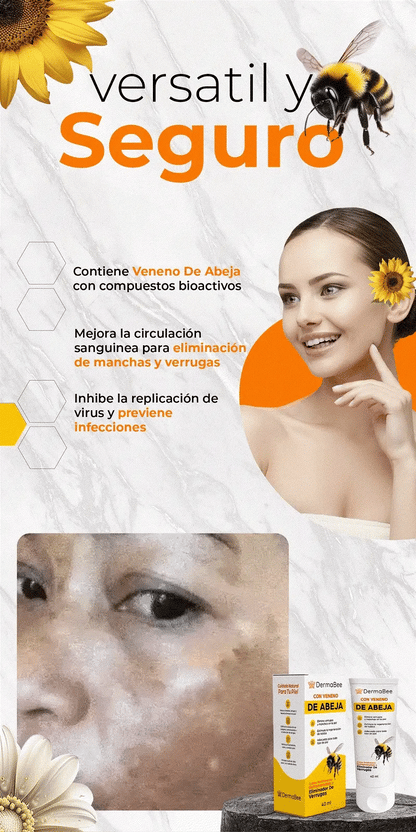 DermaBee Con Veneno De Abeja Elimina Manchas En La Piel