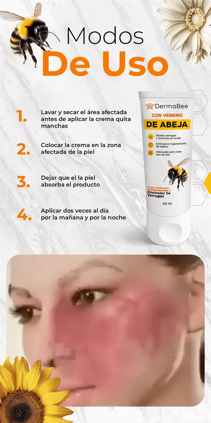 DermaBee Con Veneno De Abeja Elimina Manchas En La Piel