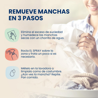 Paga 1 Lleva 3 Removedor De Spray De Manchas