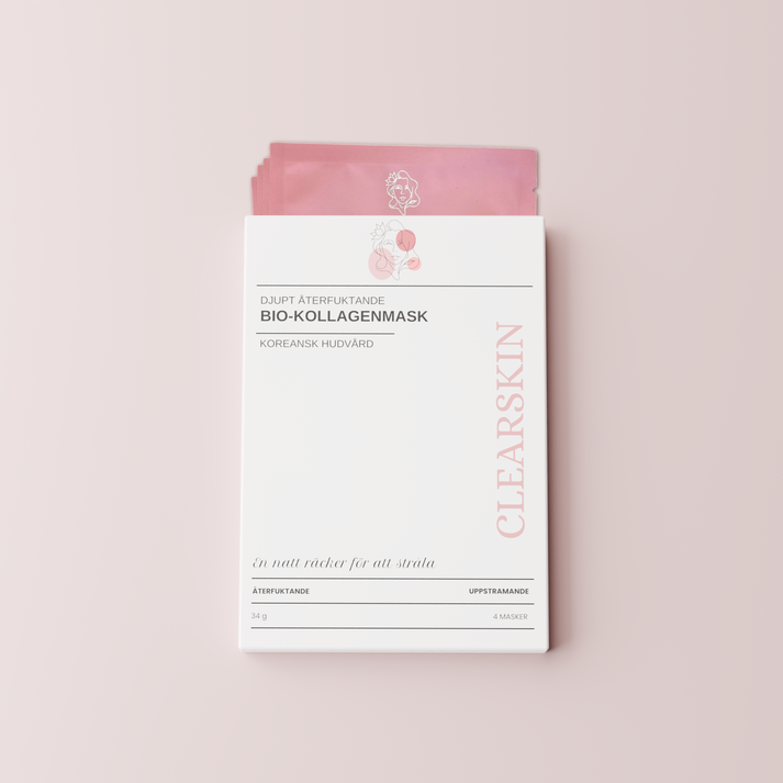 Mascarilla de biocolágeno💊 profundamente hidratante💦 (SET X 4 UNDS🎁❤️‍🔥)