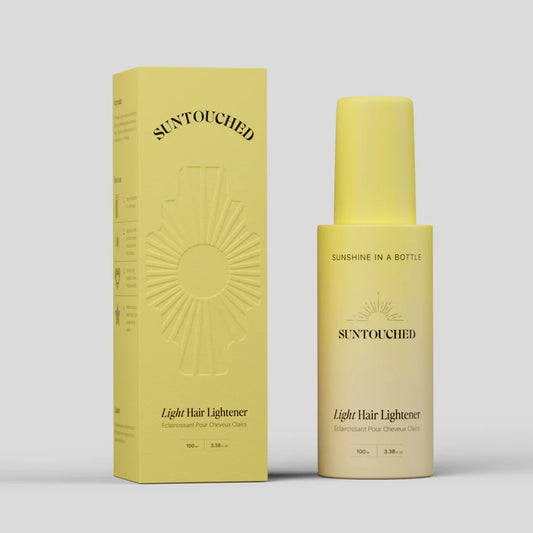 Aclarador de cabello para cabello claro