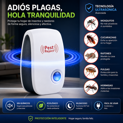 Exterminador🚫🐭 De Plagas Microsonico