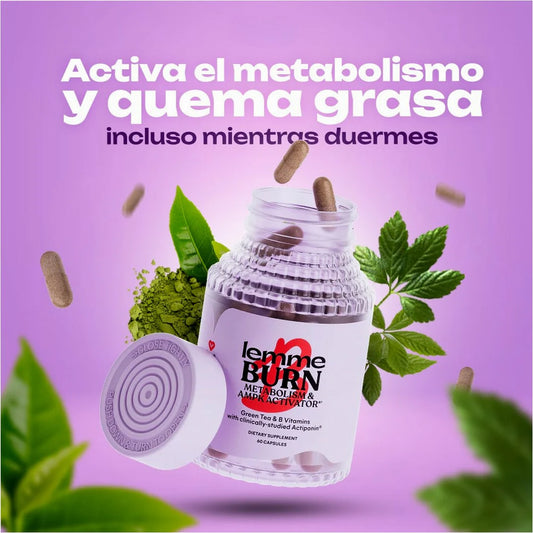 Lemme Burn🔥👩‍⚕️ reactiva tu AMPK (60 capsulas)