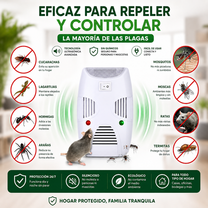 Exterminador🚫🐭 De Plagas Microsonico