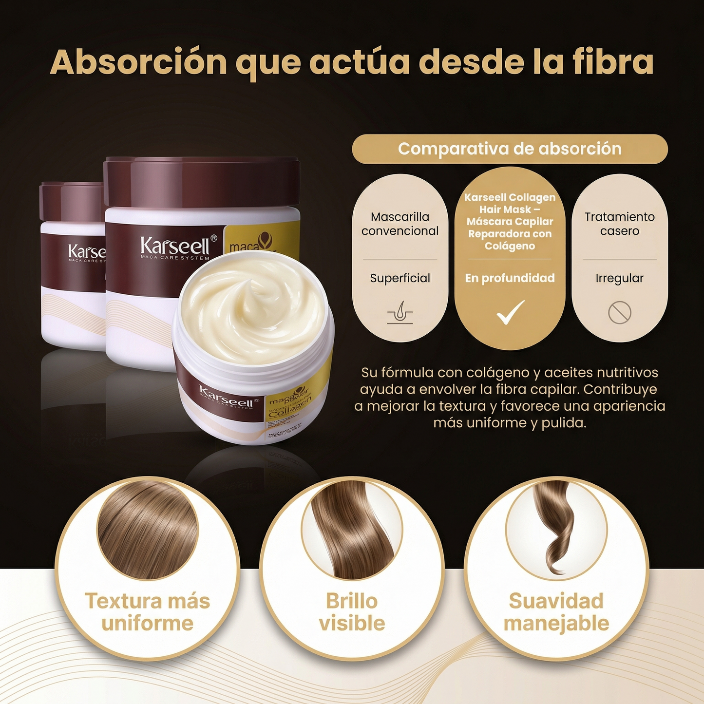 ✨💁‍♀️Paga 1 Lleva 2 Máscara de Colágeno Karseell Original 🌿💧