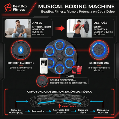 BeatBox Fitness💪🏼🔥 Incluye Guantes De Boxeo🥊