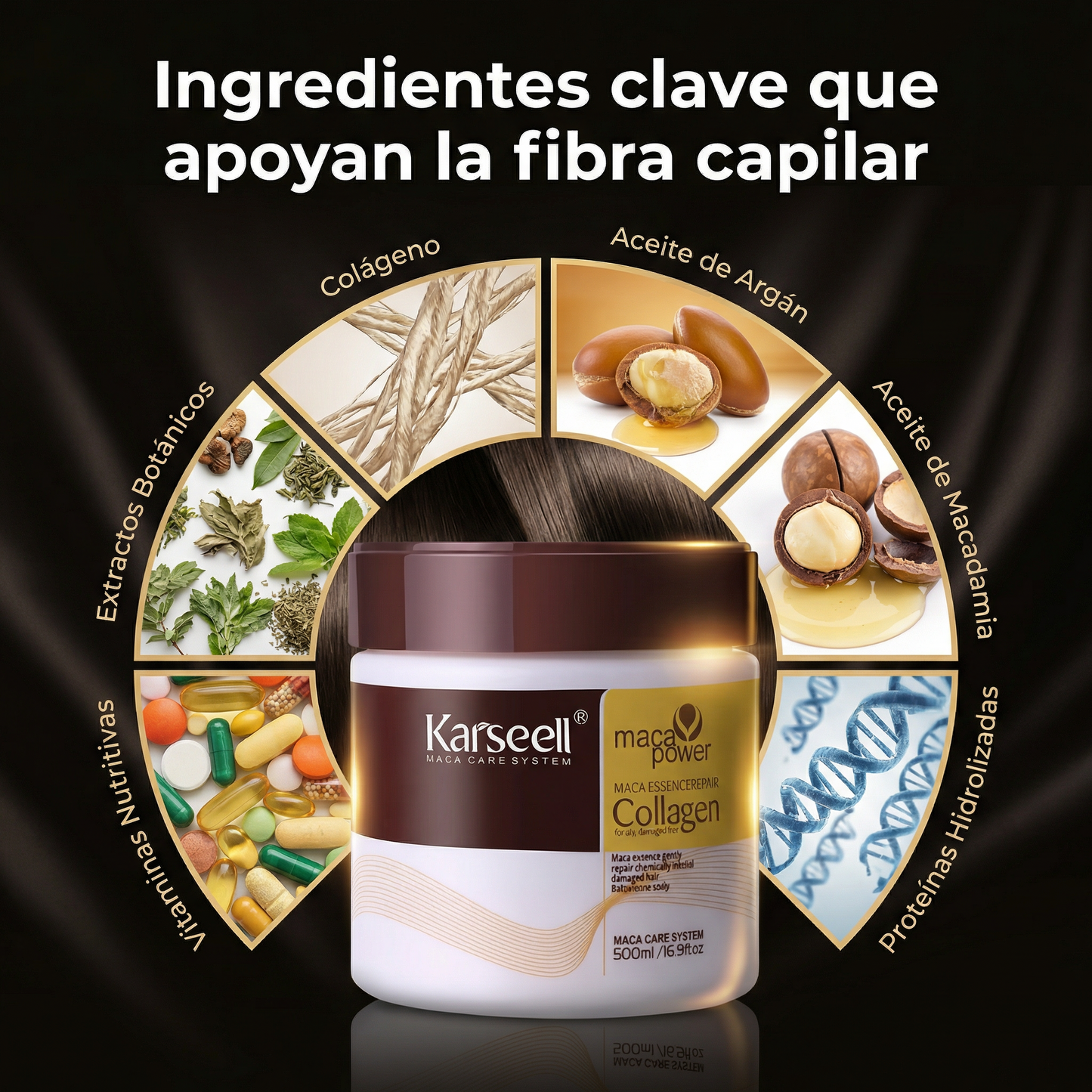 ✨💁‍♀️Paga 1 Lleva 2 Máscara de Colágeno Karseell Original 🌿💧