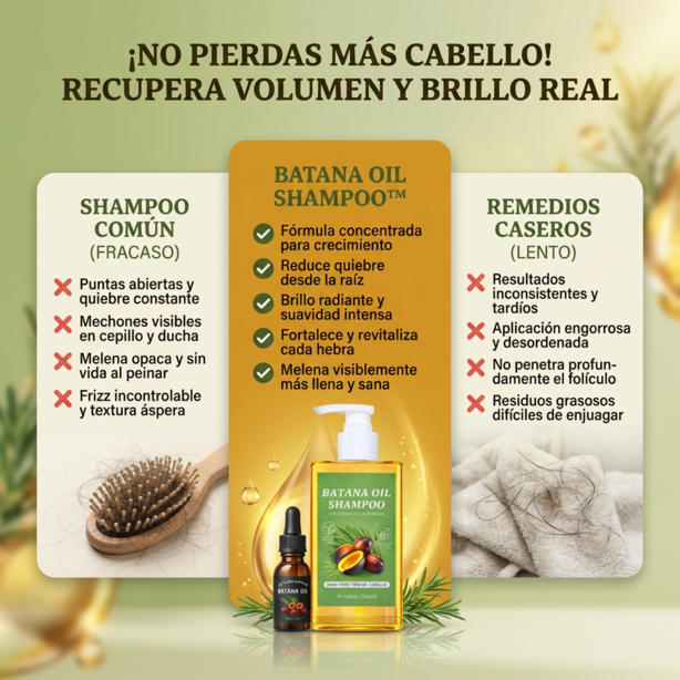 Shampoo de Batana™ Oil - Crecimiento y Reparación Capilar