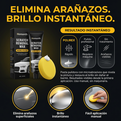 Polirex - Solución profesional para eliminar arañazos en coches y motocicletas