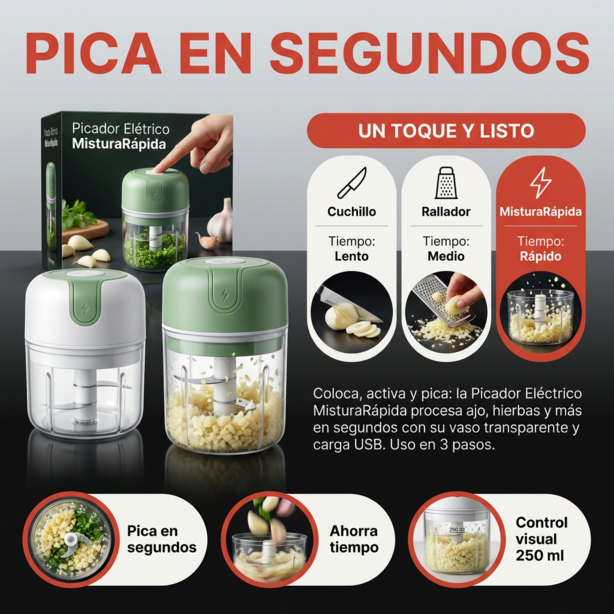 Picador Elétrico MisturaRápida