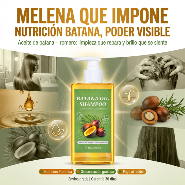 Shampoo de Batana™ Oil - Crecimiento y Reparación Capilar